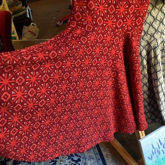 LulaRoe Nicole dresses x2 bundle size LARGE - Picture 6 of 9